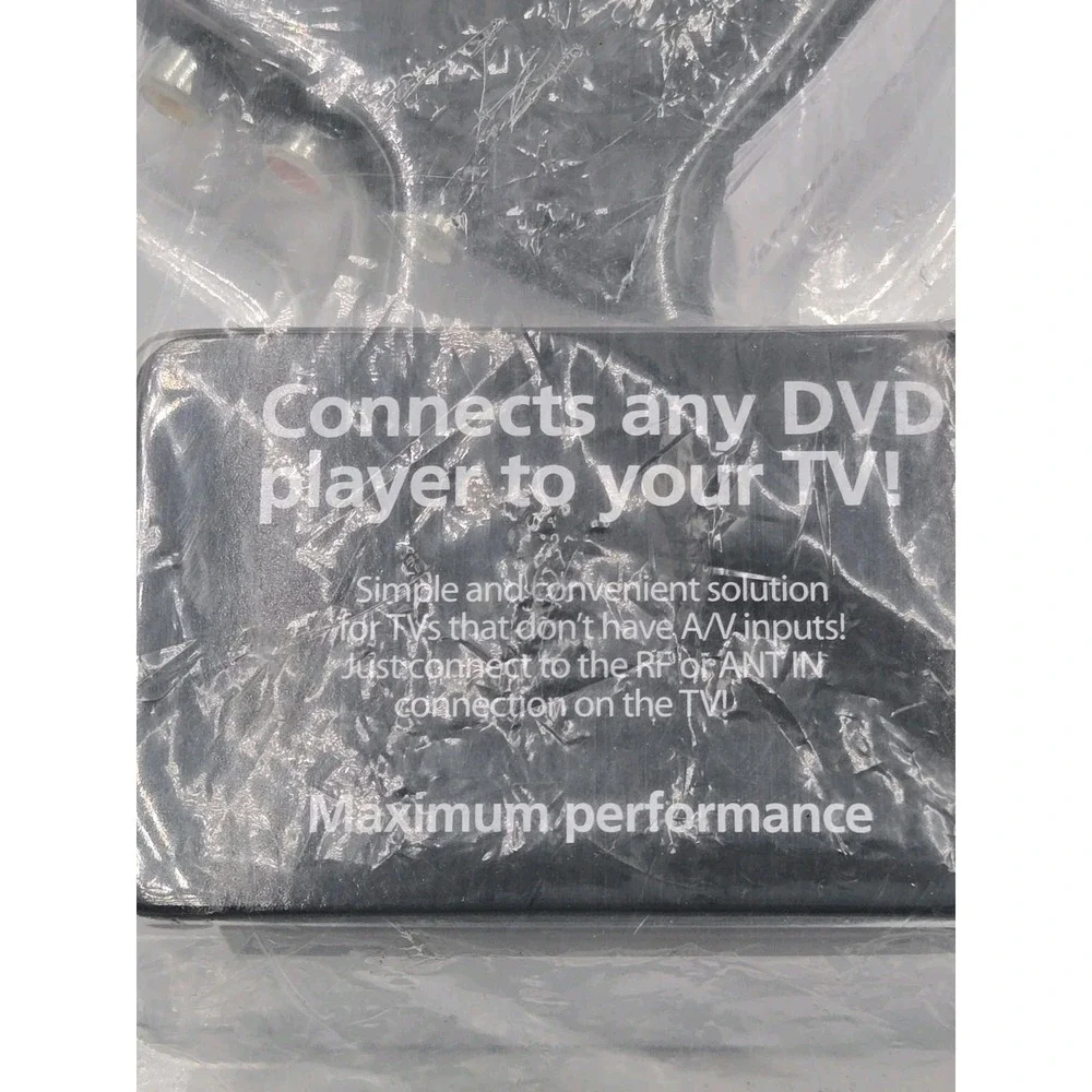RCA Compact RF Modulator Allows DVD Player Or Gaming Consoles To Connect‎ To TV